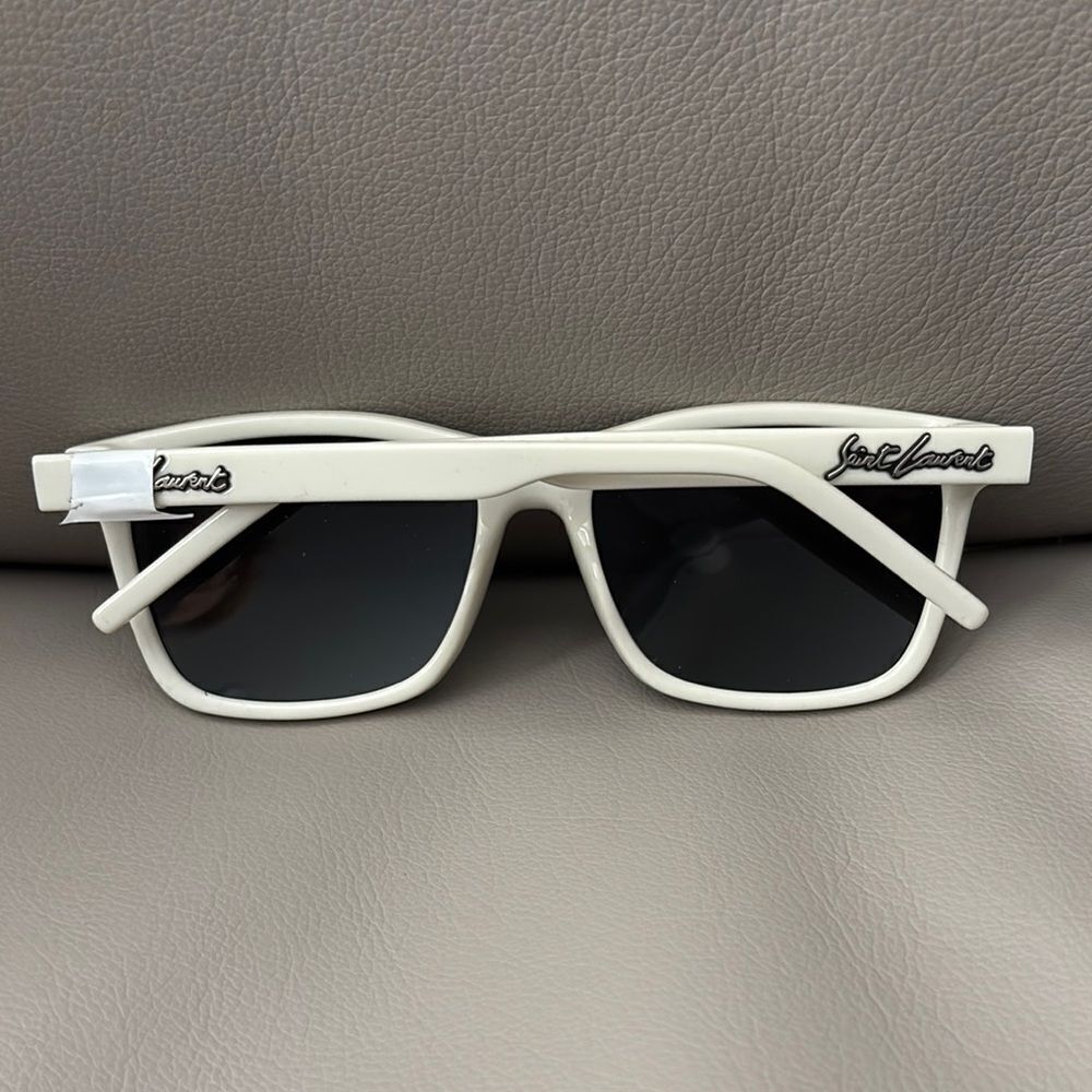 Saint Laurent White Sunglasses - Picture 2 of 7